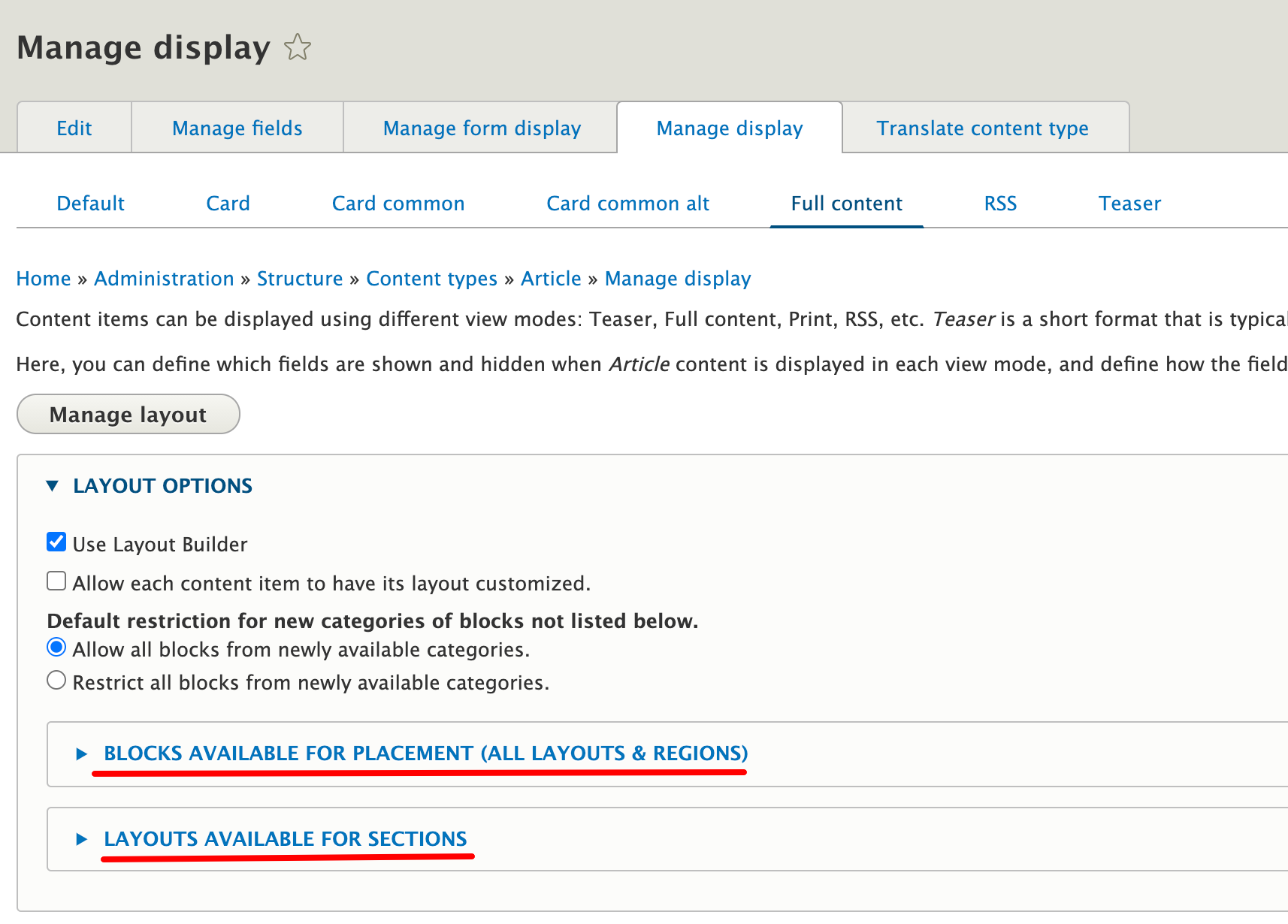 Layout Builder Restrictions 3